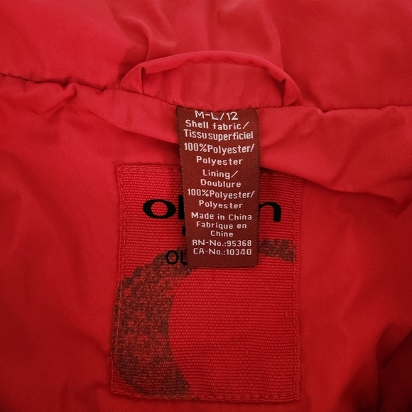 OLSEN Europe outdoor red trench coat belted lightweight jacket size m/l - Picture 13 of 16